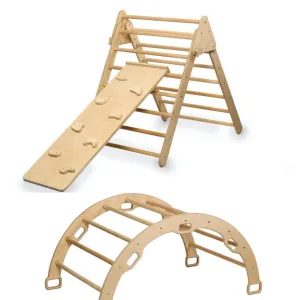 3 Pieces Climbing Set / Triangle - Arch - Ramp