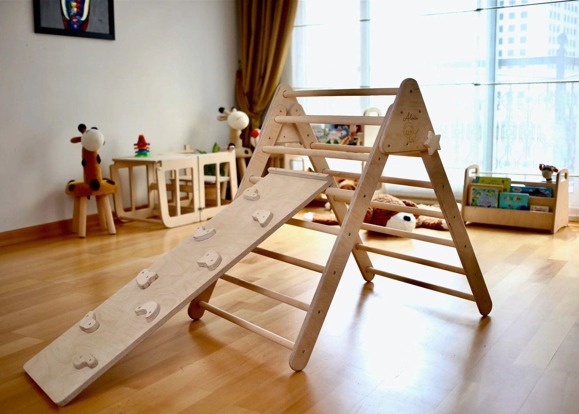 3 Pieces Climbing Set / Triangle - Arch - Ramp