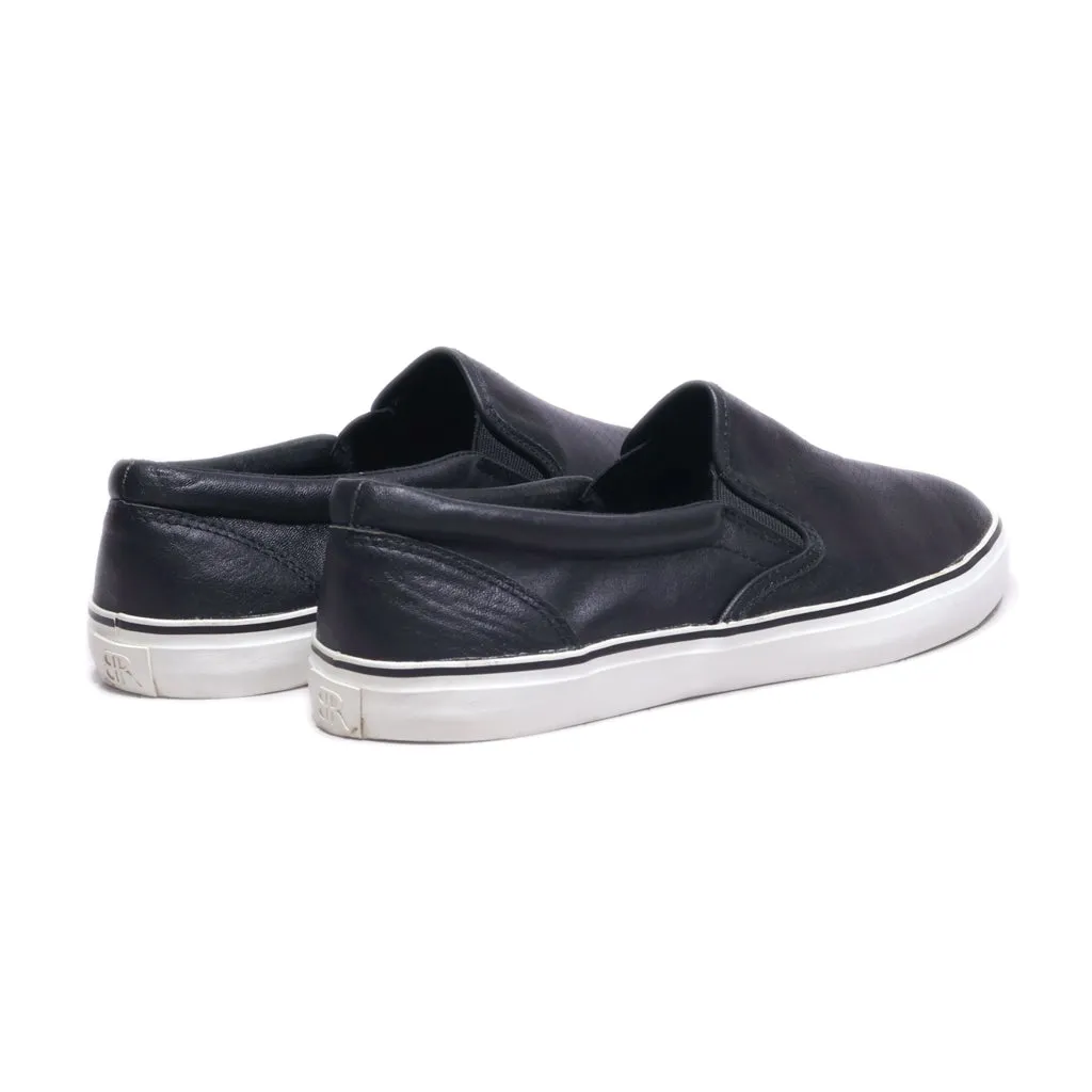 Banana Republic Low-Top Sneakers Leather Black Colour For Men