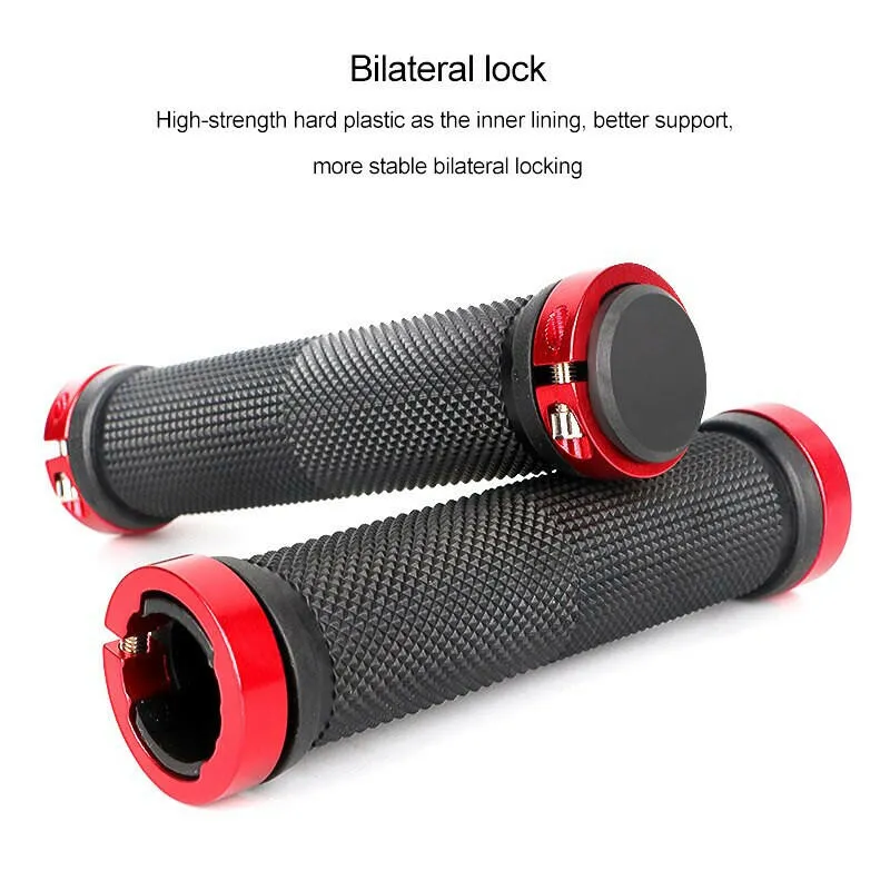 Bicycle Handle Cover Non-Slip Mountain Bike Aluminum Alloy Handle Rubber Handle Handle Cover Bicycle Accessories Riding Equipmen