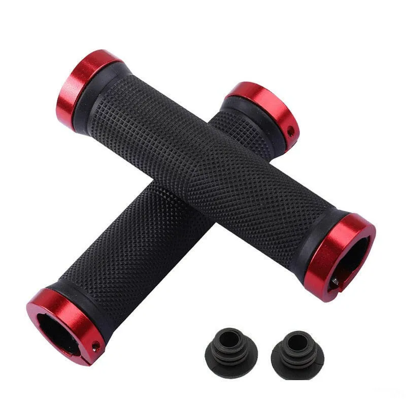 Bicycle Handle Cover Non-Slip Mountain Bike Aluminum Alloy Handle Rubber Handle Handle Cover Bicycle Accessories Riding Equipmen