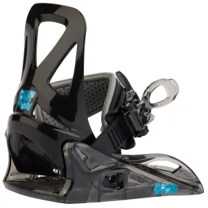 Burton Grom Big Kids 2023 Snowboard Bindings, Black