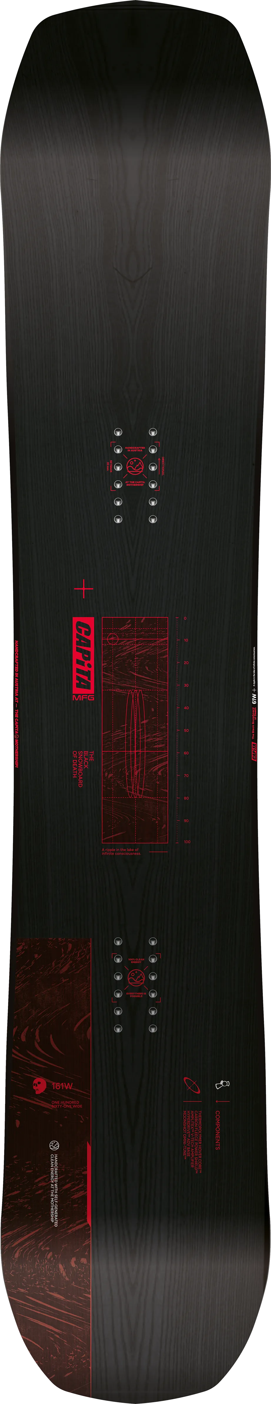 Capita Black Snowboard Of Death -  2025