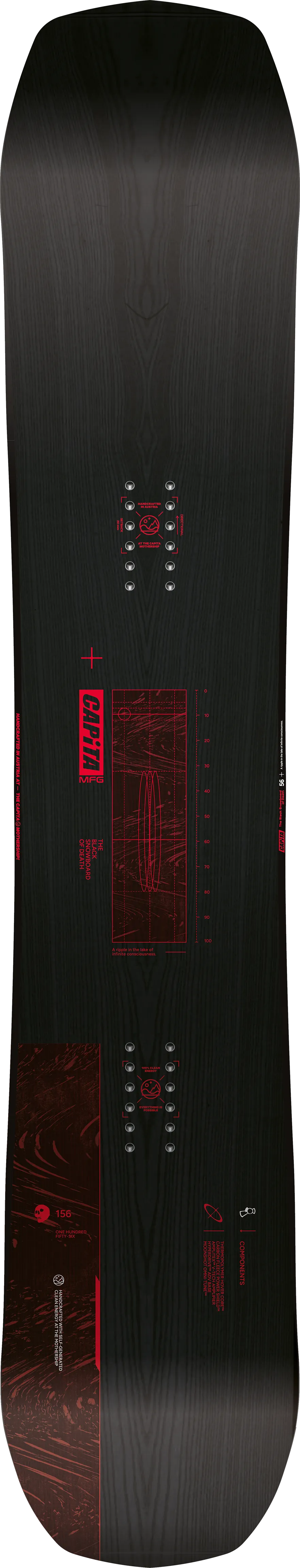 Capita Black Snowboard Of Death -  2025