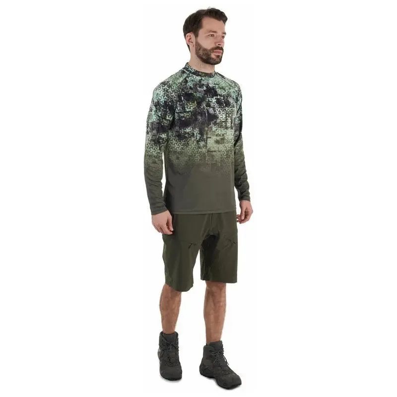 FHM Mark EVO V2 Fishing Shirt UPF 50 Print Khaki