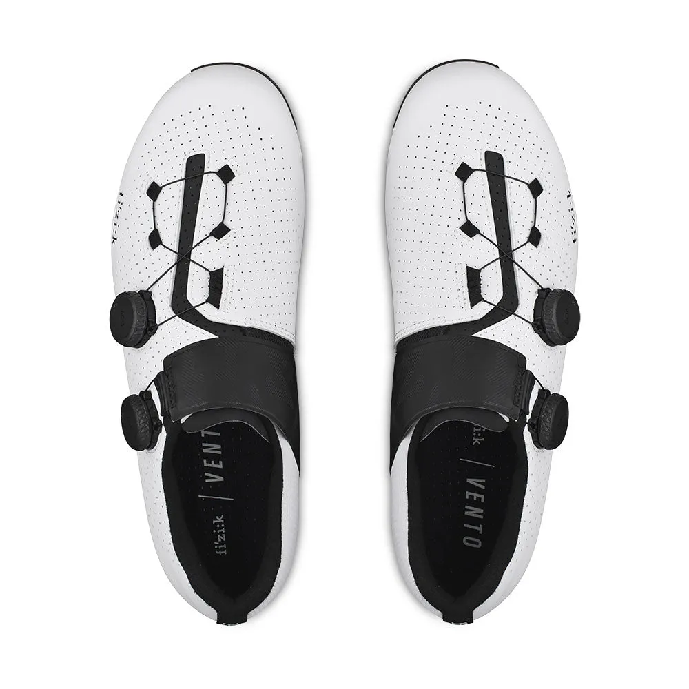 Fizik Vento Infinito Carbon Wide Cycling Shoes White/Black