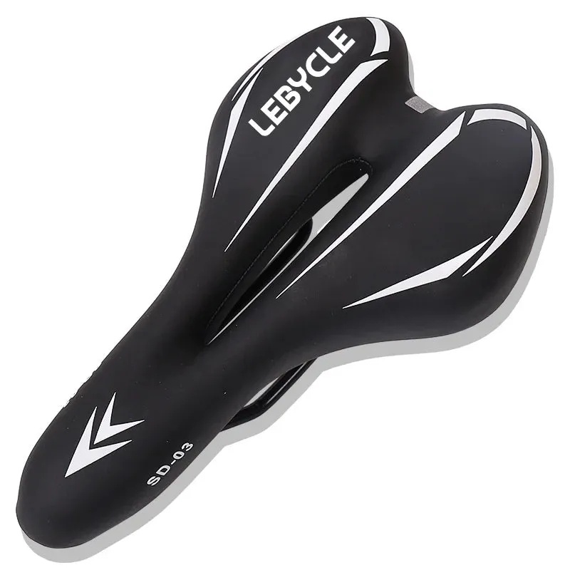 Lebycle MTB Mountain Road Bike Seat Bicycle Saddle Comfortable Soft Cycling Cushion Exercise Bike Saddle for Men and Women