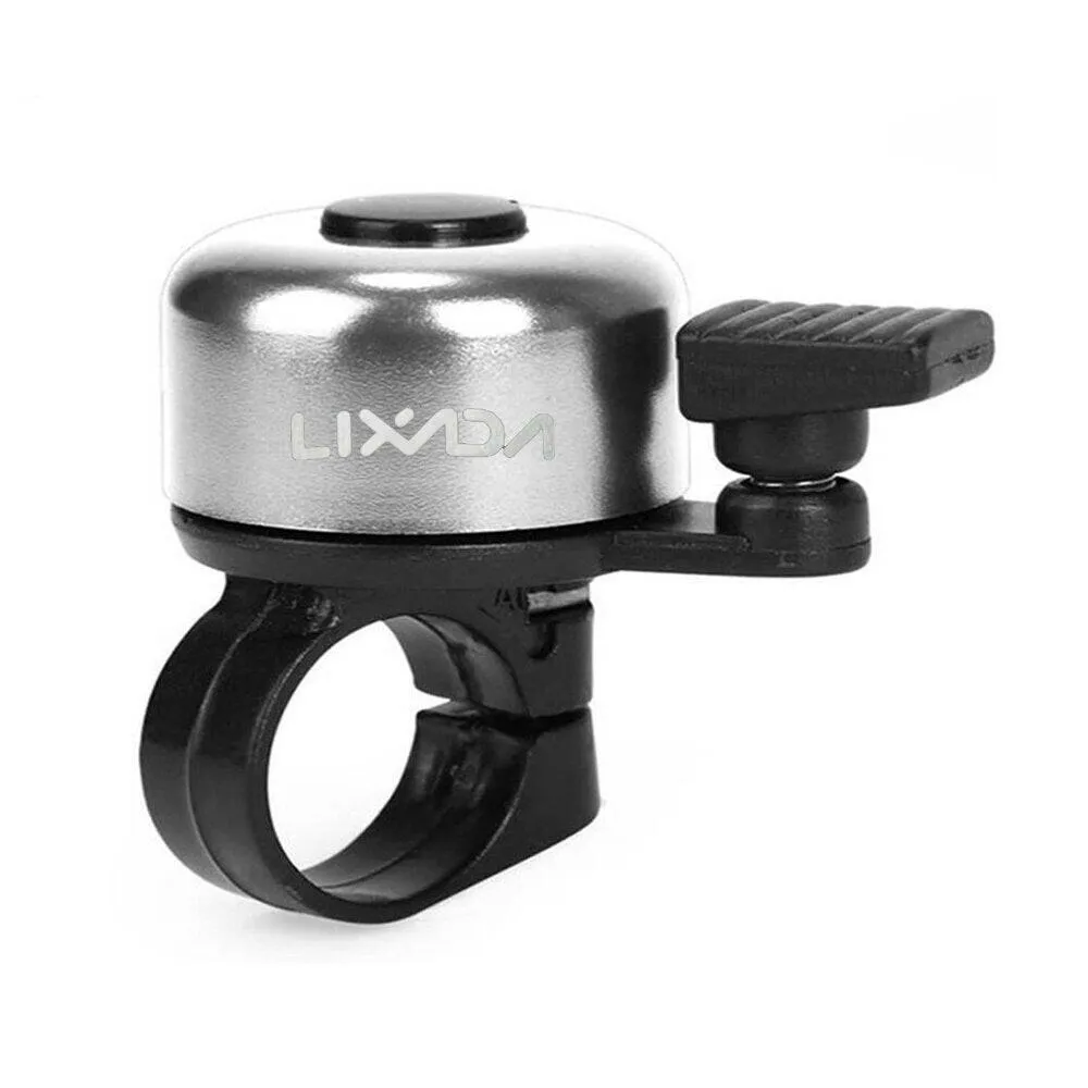 LIXADA Bike Bell Alloy Mountain Road Bicycle Horn Sound Alarm For Safety Cycling Handlebar Metal Bell Bicycle Horn Bike Accessor