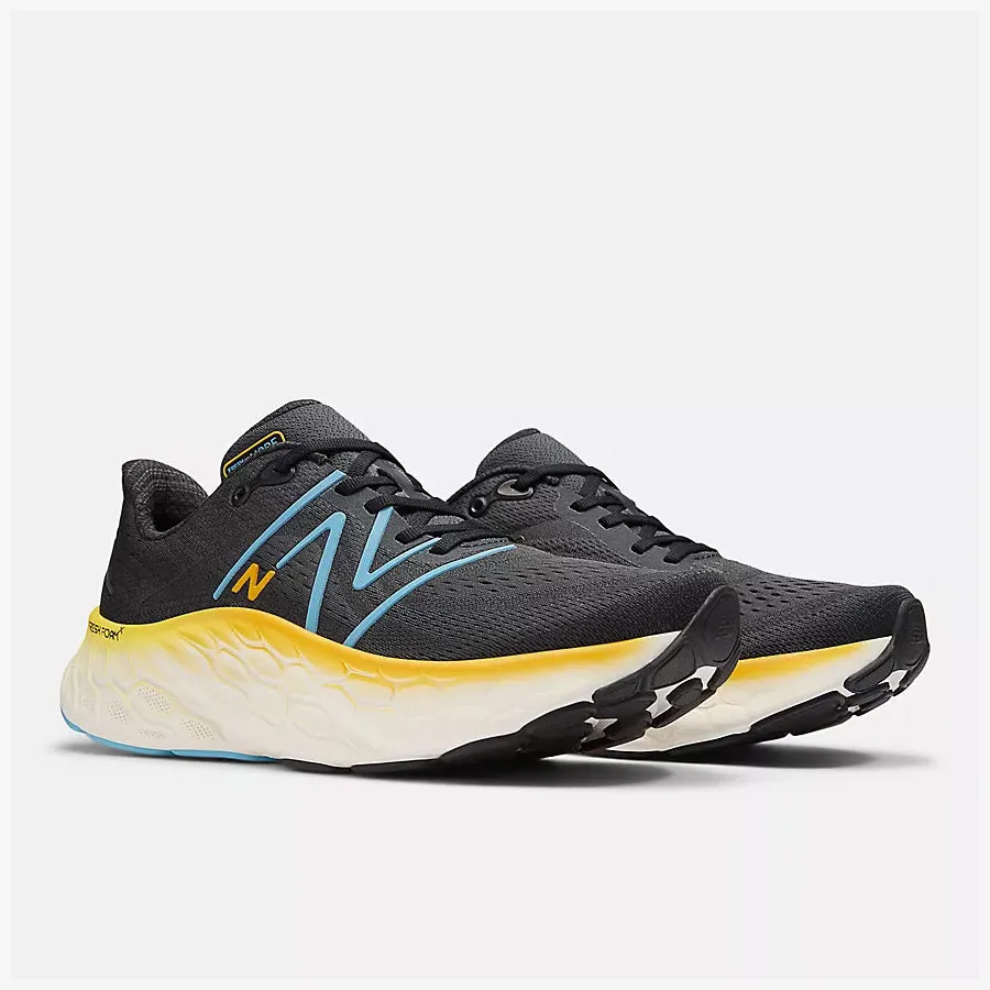 Men's Fresh Foam X More v4 (Black/Coastal Blue)