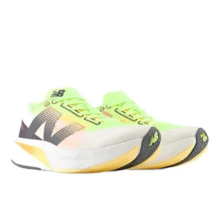 Mens FuelCell Rebel v4 - White/Bleached Lime Glo/Hot Mango