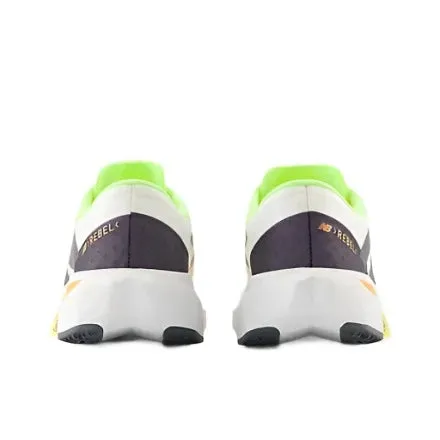 Mens FuelCell Rebel v4 - White/Bleached Lime Glo/Hot Mango