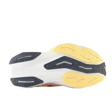 Mens FuelCell Rebel v4 - White/Bleached Lime Glo/Hot Mango