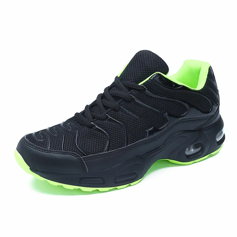 Men's shoes spring and autumn new all-palm air cushion running sneakers all-match trend men's platform casual shoes