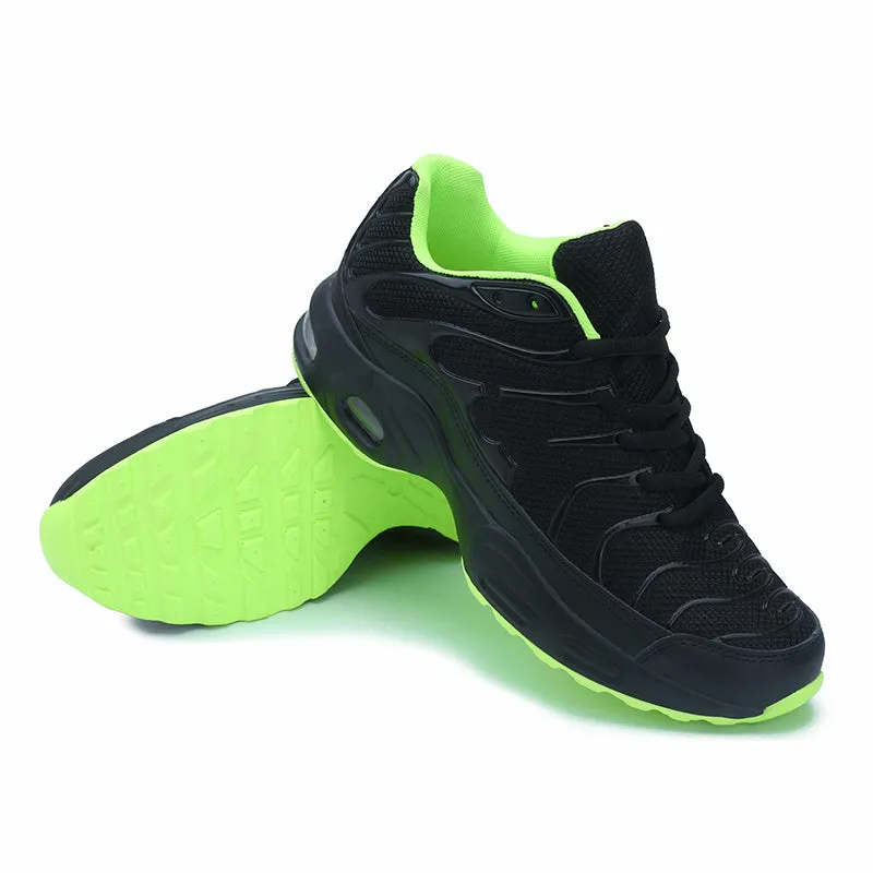 Men's shoes spring and autumn new all-palm air cushion running sneakers all-match trend men's platform casual shoes