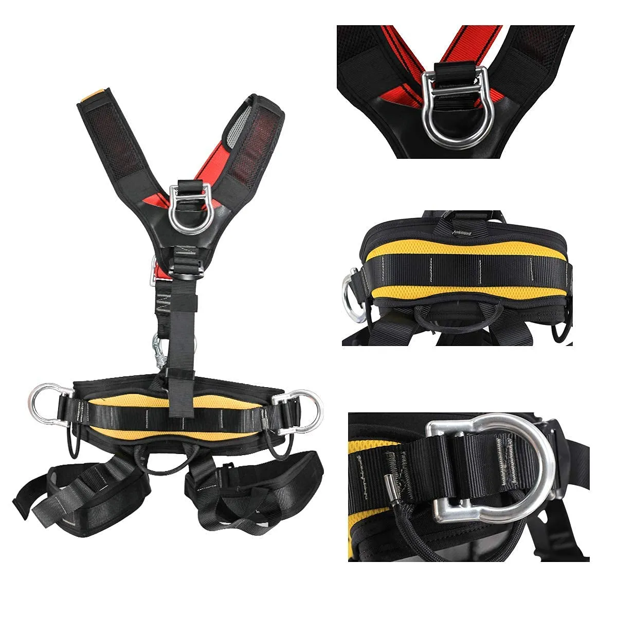 NewDoar Adjustable Thickness Climbing Harness Full Body