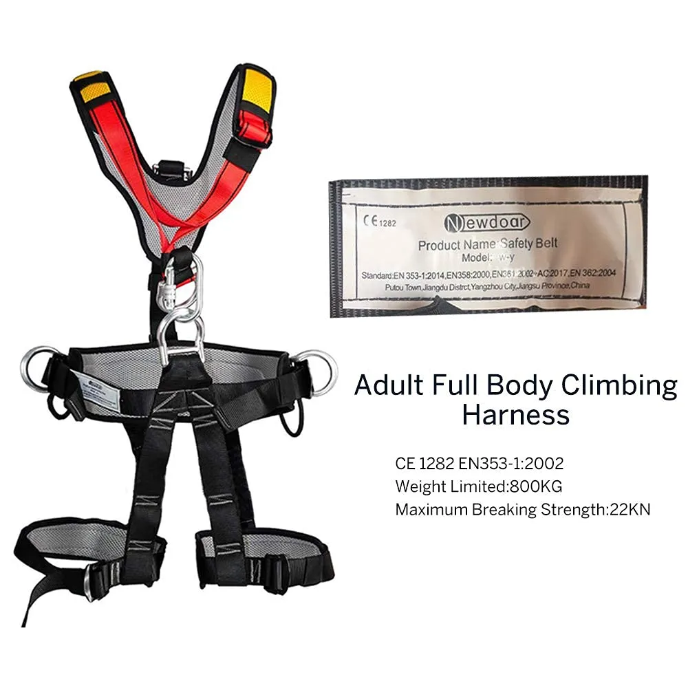 NewDoar Adjustable Thickness Climbing Harness Full Body