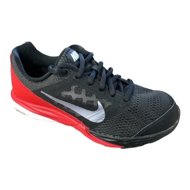 Nike scarpa da corsa da ragazzo Trail Fusion Run GS 749832 010 nero rosso