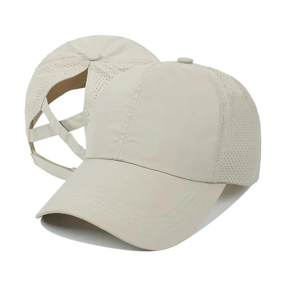 Quick drying breathable female Baseball cap, outdoor light-emitting plate, sunscreen, sun hat, casual card punching, summer