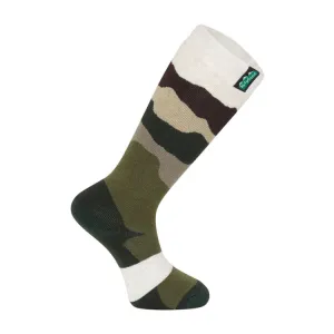 Ridgeline Full Length Merino Wool Socks - Olive Stripes