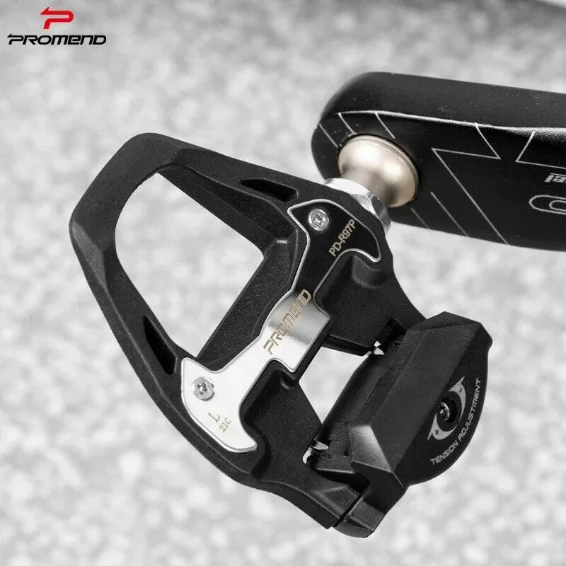 Road Bike self-locking pedals Palin bearing pedals Suitable for for SHIMANO SPD lock plate bicycle pedal for LOOK KEO lock plate