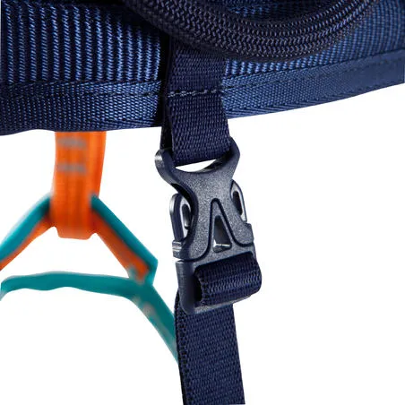 Rock climbing and mountaineering harness - rock blue