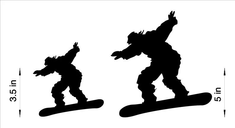 Snowboarding Sticker Decal #9004