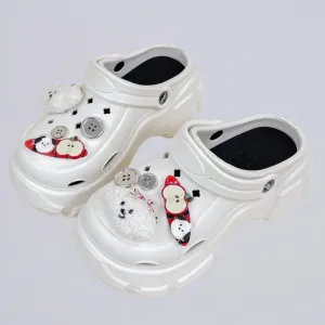 Sweet Puppy Chunky Slip on Outdoor Clogs - Women's