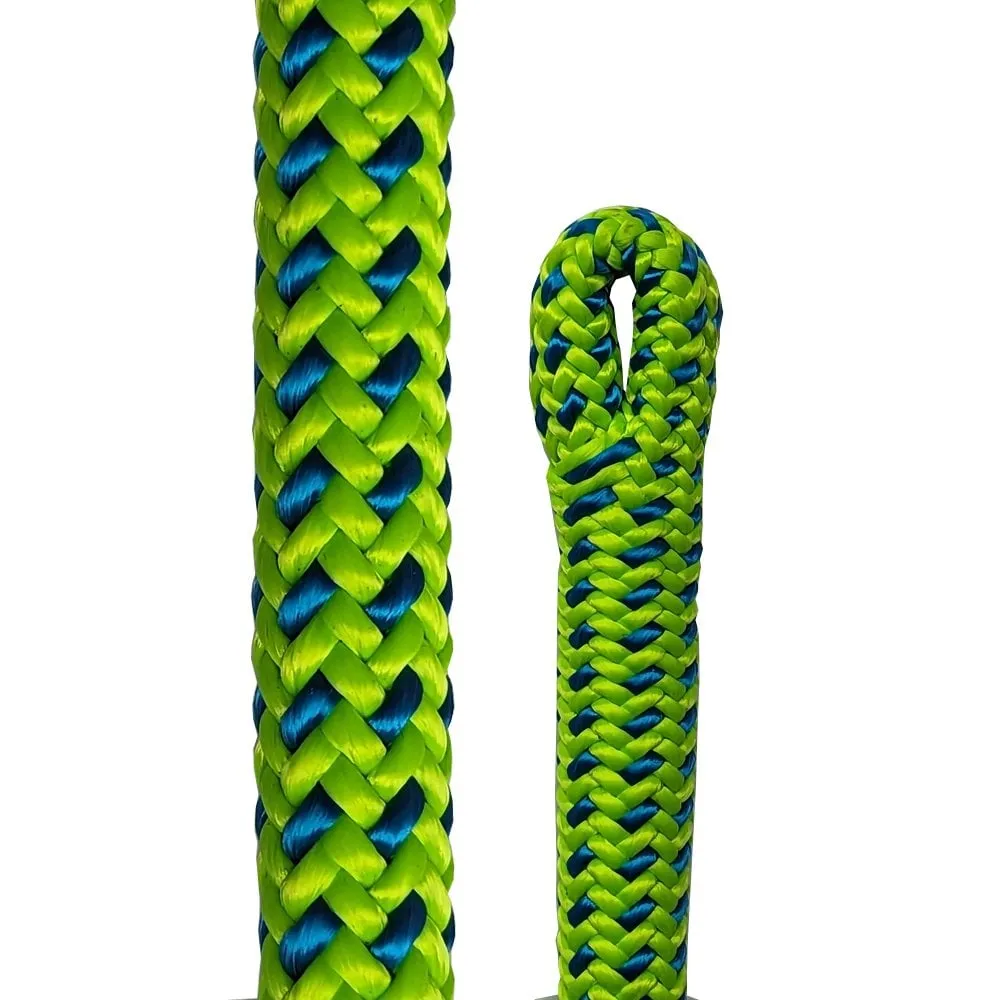 Tachyon Green & Blue Splife 1E Climbing Rope