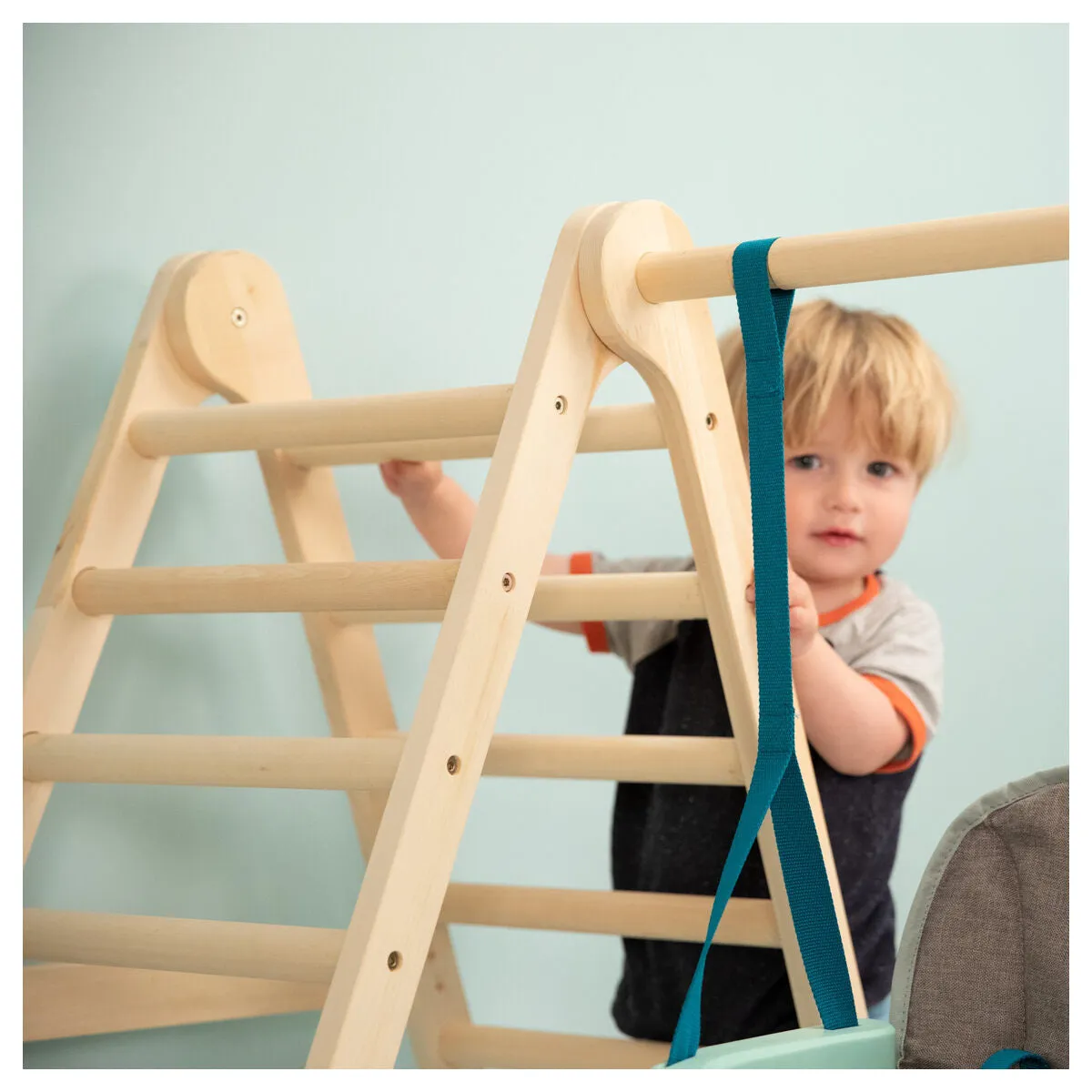 TP Active Tots Wooden Climb and Swing Set