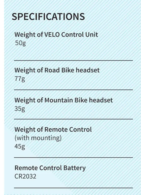 VELO - Mountain Biker : Cycling Intercom for Communication