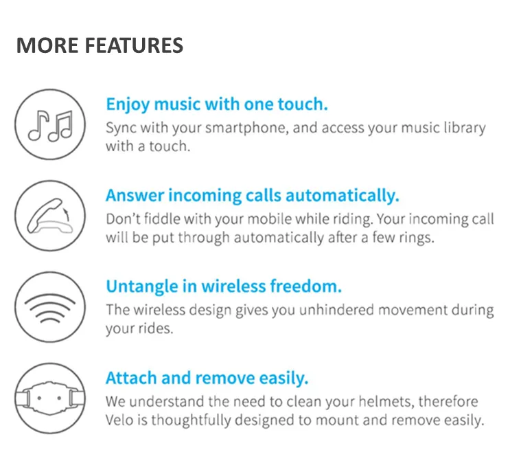 VELO - Mountain Biker : Cycling Intercom for Communication