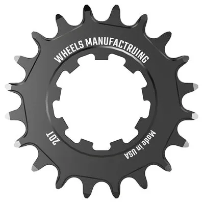 Wmfg Solo Xd 20T Cog Xd-Xdr 7075 Black Single-Speed Cog  Cassettes